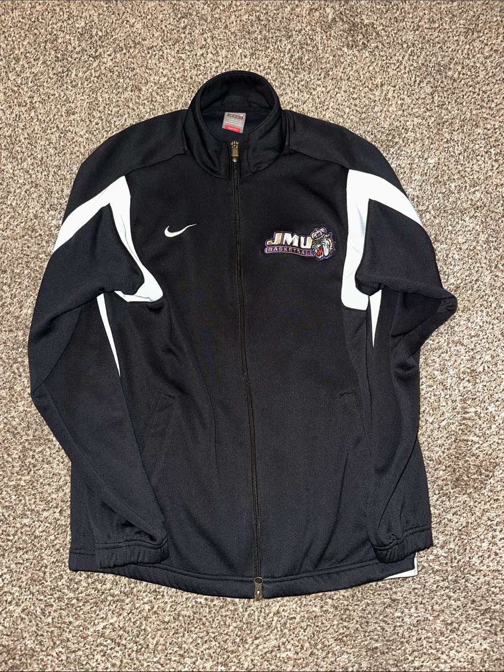 Nike Vintage JMU Basketball Full-Zip Performance Jacket